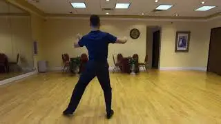 Online Ballroom Dance Class #9 - Samba class #2: Stationary samba walk, Progressive basic