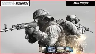 Battlefield 4: Large Conquest mix maps.