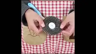Steel Scrubber Cleaning Brush