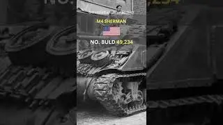 5 Most Produced Tanks #shorts #ww2 #coldwar