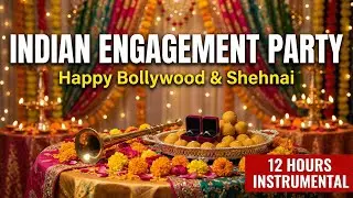 Indian Engagement Party Songs | 12 Hours Happy Bollywood & Shehnai Background Music for Roka