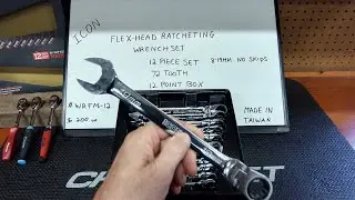 ICON FLEX-HEAD RATCHETING WRENCH SET,what like and dont like,🤔