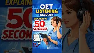 OET Listening Module &ndash; Explained in 50 Seconds | OETPreparation