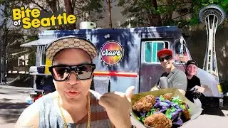 Bite Of Seattle 2024: Crave Food Truck: Crispy Chicken & Ube Waffles 4K