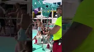 NOT THE WATER GUN! #ibiza #ibizarocks #ibizarockshotel #ibiza2025 #lifeguard #watergun #poolparty