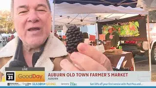 Michael found some big drooplets at the Auburn Farmer's Market!