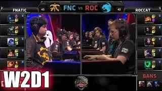 Fnatic vs ROCCAT | S5 EU LCS Spring 2015 Week 2 Day 1 | FNC vs ROC W2D1G3 VOD 60FPS