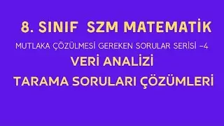 8.SINIF VERİ ANALİZİ MUTLAKA ÇÖZÜLMESİ GEREKEN SORULAR