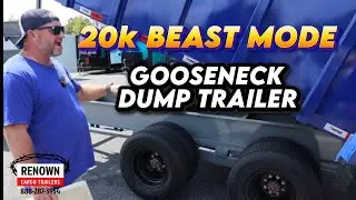 7-Gauge Beast! INSANE Gooseneck Dump Trailer Walkthrough (20K Axles + Hydraulic EVERYTHING!)