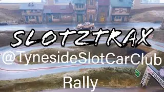 Rally Racing! SlotzTraX visit Tyneside Slot Car Club, based in New Hartley, UK.