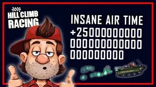 WORLD RECORD! Insane Air Time for 1 Minute | Hill Climb Racing
