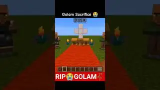 Minecraft's Most Tragic Sacrifice 😭😭 #shorts #trending.