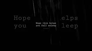 Fall asleep in 15 seconds with Black Screen Calming Rain 😴 #shorts #reels #asmr #youtubeshorts