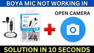 Open camera settings for boya mic | Boya Mic Not Working In Open Camera