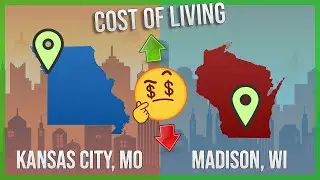 Kansas City, MO vs Madison, WI Cost of Living/Travel Price 2025 Comparison