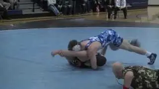 Upper Iowa University Wrestling vs. University of Mary - Jan. 23, 2015