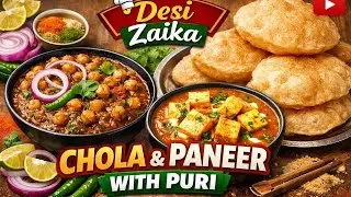 Chole paneer masala | छोले पनीर मसाला | Desi zaika | #cooking #viral #trending 