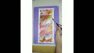 colorful galaxy painting | simple tutorial