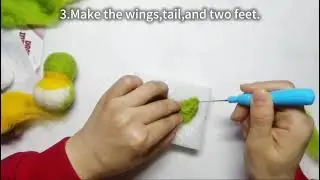 needle felting bird tutorial for beginners     #needlefelting #needlefelt #handmade #craft #felting