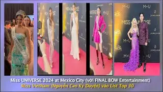 Talkshow về Miss UNIVERSE 2024 tại Mexico City với FINAL BOW Entertainment (Miss VN in Top 30)
