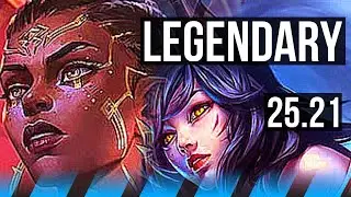 MEL vs AHRI (MID) | 11/1/6, Legendary | NA Master | 25.21
