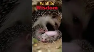 #ThornMouseAndPup, #WildlifeWisdom, #NatureBond, #MouseFamily, #AnimalWisdom,