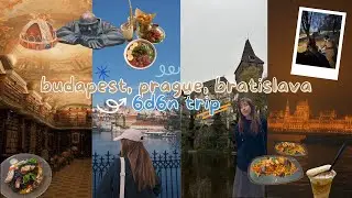 sep diaries #5: budapest, bratislava, prague trip! 🇭🇺🇸🇰🇨🇿