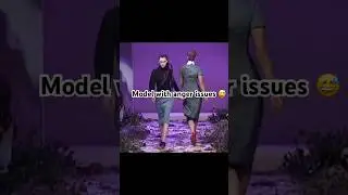 Angry Model with a KILLER Look💔😂 #shorts #fashion #model #runway #memes #edit #viralvideo #fyp