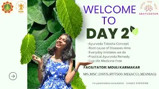 AYURVEDA WORKSHOP🌿Ama: The Hidden Root Cause of Almost All Diseases | Ayurveda Explains Why | Day -2