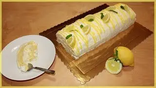 Ginger Lemon Cake Roll