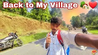 Aaj Main Gaon Ja Raha Hoon 🏡 | Bike Se Village Ride Vlog | Ghar Wapsi Travel l #sulanagvlogs 