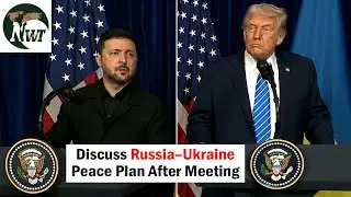 BREAKING NEWS: Trump, Zelenskyy discuss Russia-Ukraine peace plan after meeting