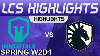 IMT vs TL Highlights LCS Spring Season 2023 W2D1 Immortals vs Team Liquid by Onivia