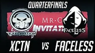 Execration vs Faceless Quarterfinals Mr Cat Invitational 2017 Highlights Dota 2