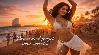 🎵 Dance and Forget Your Worries 💃🔥Sunset Beach Party Vibes 🌅🌊🎶#dance #beachdance