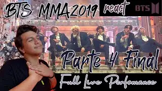 (React) BTS - 'MMA 2019' (Full Live Perfomance - Parte 4 FINAL) | Professor de Dan&ccedil;a Reagindo