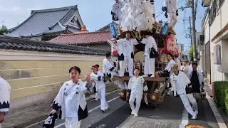 ‎【HD高画質】馬場町 前夜祭 だんじり 平野郷夏祭り 杭全神社 令和7年 2025年‎6月‎22日