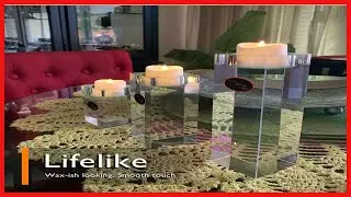 Homemory Flameless Tea Lights Candles, Last 5days Longer Battery Operated LED Votive Candles