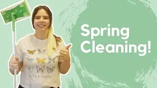 Spring cleaning my bedroom & bathroom! | ADHD Tips & Tricks