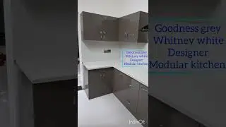 Goodness grey  Designer Modular kitchen #7974735909 &nbsp;@uditkumardewangan7337&nbsp; @ parksyde raipur cg