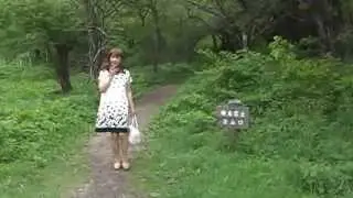 Crossdresser Megu (榛名富士登山口にて)