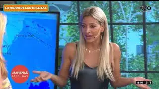 SOL PÉREZ CONFESÓ QUE NO SABÍA NADA DEL CLIMA