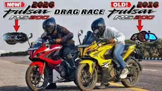 New 2026 Pulsar RS200 VS Old 2016 Pulsar RS200 BS3.|| Drag Race comparison.🔥||BS3 RAW Power of RS200