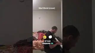 Mad world #piano #madworld #cover #coversong #tearsforfears #garyjules #beginner #music #folk #raw