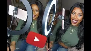 Лучший кольцевой светильник для создания видео на YouTube с помощью мобильных телефонов