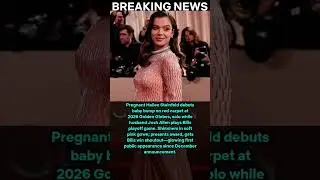 Hailee Steinfeld Baby Bump Globes #HaileeSteinfeld #GoldenGlobes2026 #Pregnancy #JoshAllen #RedCarpe