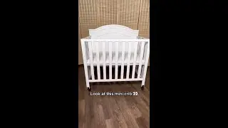 A crib that&rsquo;s perfect for small spaces 👏