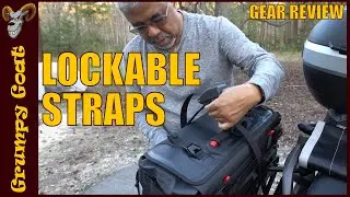 How secure is your soft luggage on your bike? | Gear Review - Lovinouse 10ft long Lockable Straps