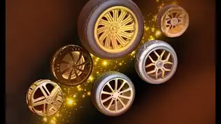 Top 6 Rocket League Gold Wheels Showcase