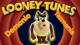 Cómo tejer DEMONIO DE TAZMANIA looneytunes amigurumi paso a paso tutorial crochet (subtítulos)